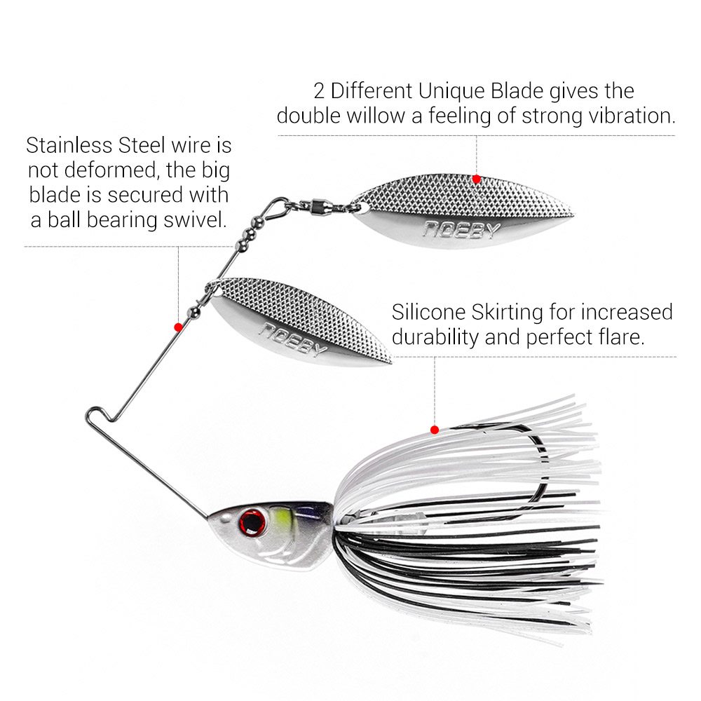 Noeby Spinnerbait 10.5g 14g 21 - Fishing Lure Swimbait 评论和价格