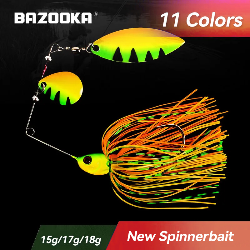 Bazooka 15g 18g Spinnerbait Fi - Fishing Lure Swimbait 评论和价格