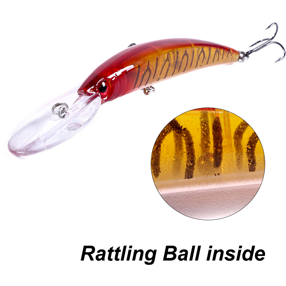 1PCS 15cm 15g  Deep Diving Jer - Fishing Lure Swimbait 评论和价格
