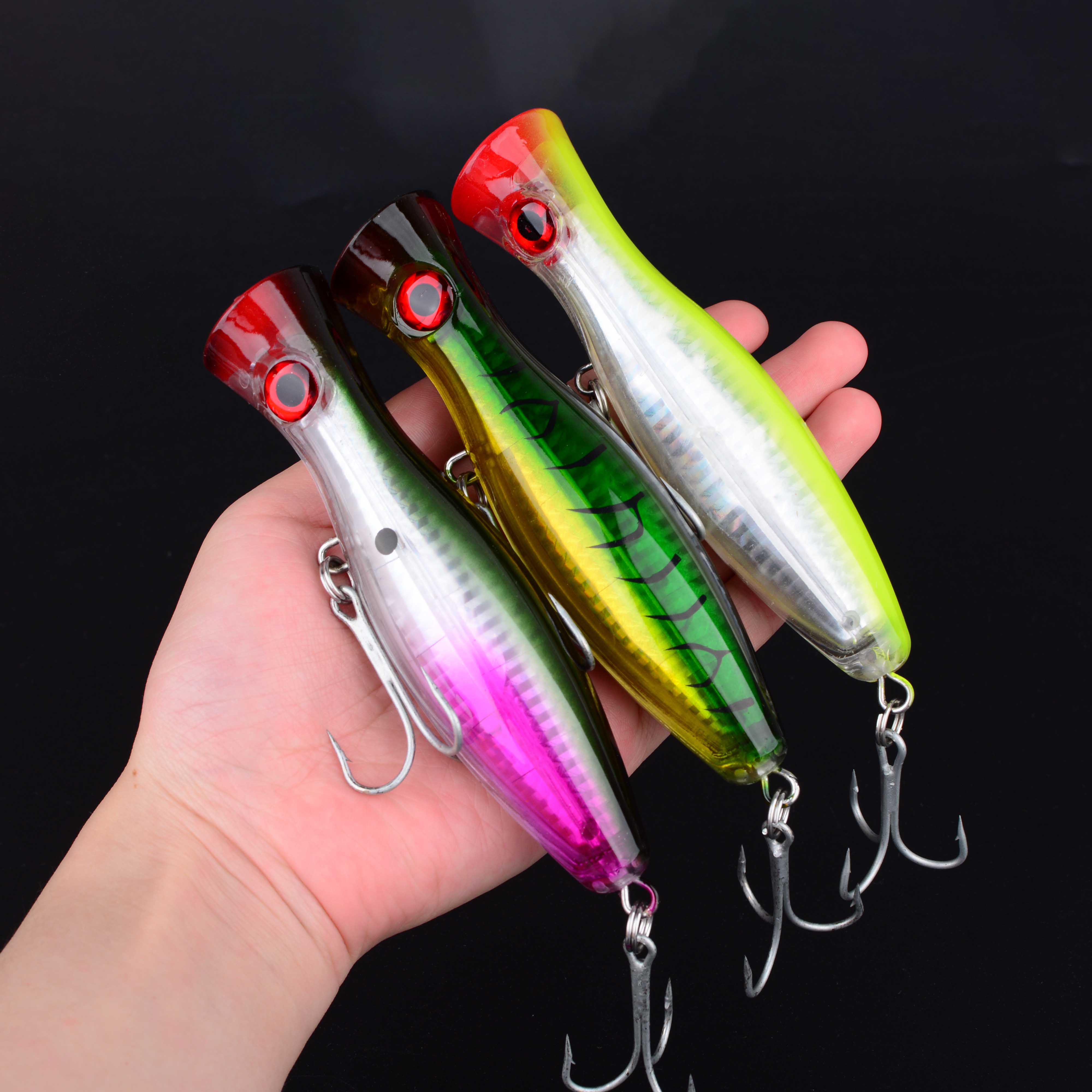 1pc 13CM 42g Big Popper Floati - Fishing Lure Topwater 评论和价格